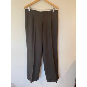 Ralph Lauren 100% Lambs Wool Pants Brown size 12 work wear